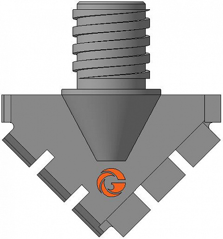 Долото шнековое лопастное ДП-95.42.Сп.28 фото